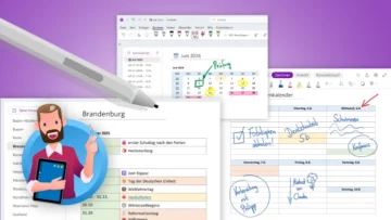 Lehrerkalender 2025/2026 für OneNote: Vorlage als Download