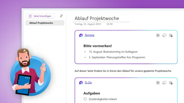 Loop-Komponenten in OneNote einfügen [Anleitung]