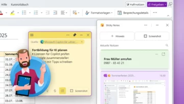 OneNote & Sticky Notes: Neue Haftnotizen (früher: Kurznotizen)