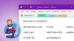 Rechnen in OneNote: Mathematik-Aufgaben lösen [Anleitung]