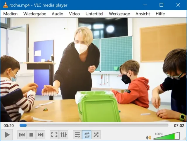 VLC media player zum Abspielen von Mediendateien