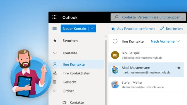 Outlook: Kontakte erstellen im Adressbuch [Anleitung]