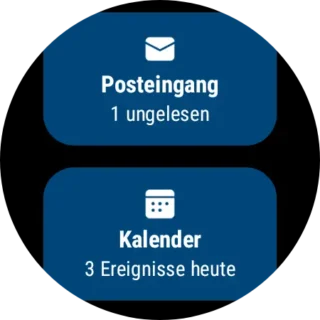 Posteingang und Kalender