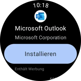 Outlook im Google Play Store