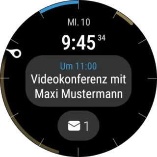 digitales Zifferblatt für die Smartwatch