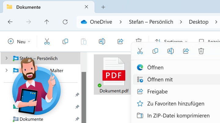 PDF nicht mit Edge öffnen: Andere Standard-App festlegen