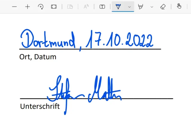 PDF-Dokument digital unterschreiben