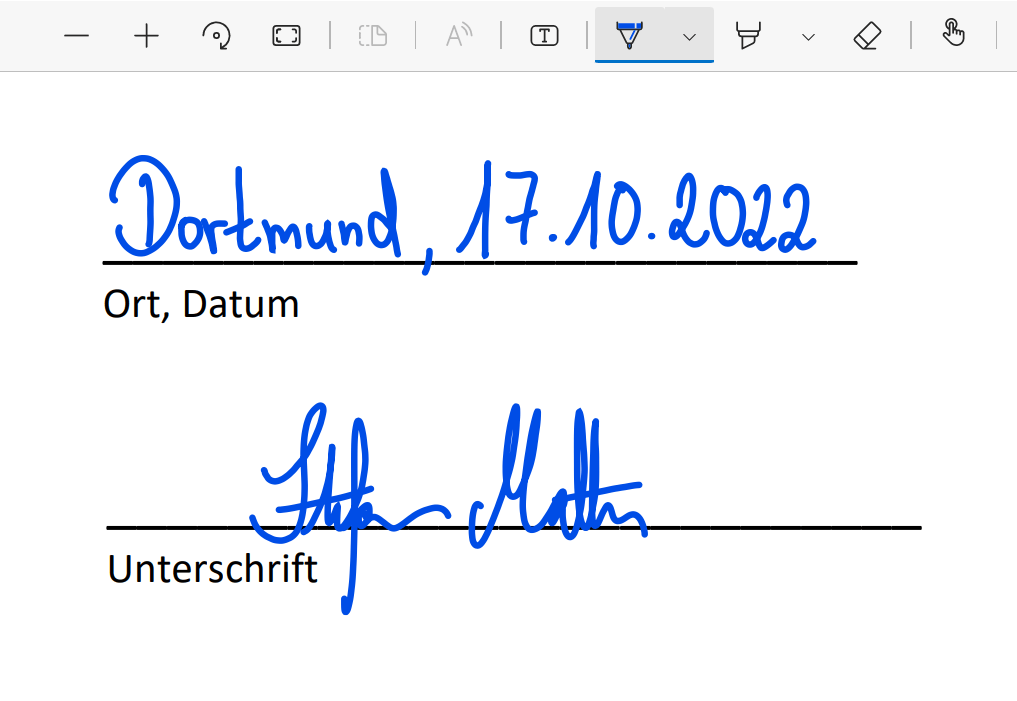 PDF-Dokument digital unterschreiben