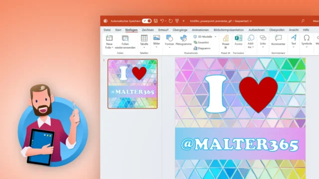 Animiertes GIF erstellen mit PowerPoint [Anleitung]