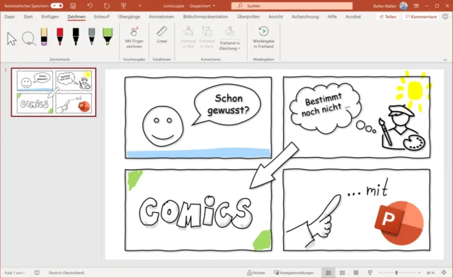 Comic in PowerPoint
