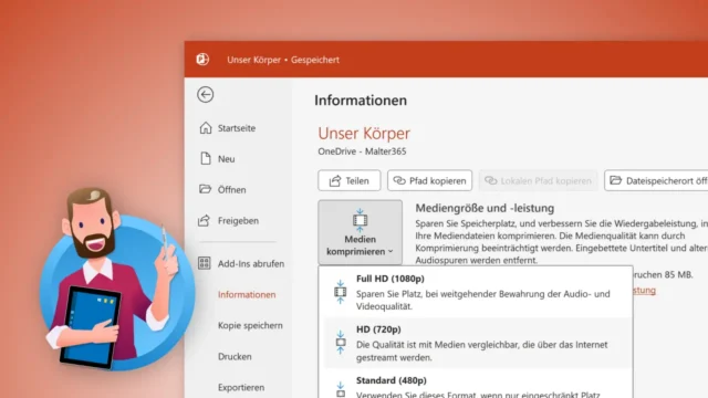 PowerPoint: Präsentation verkleinern, Bilder komprimieren [Anleitung]