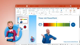 Timer einfügen in PowerPoint: Stoppuhr und Ladebalken erstellen
