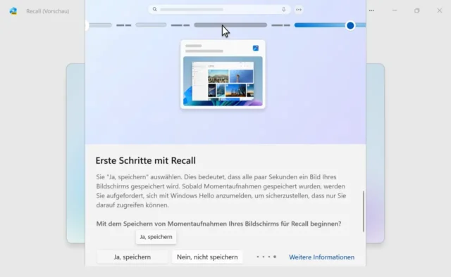 Einführung von Microsoft Recall