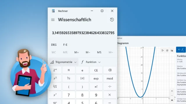 Wissenschaftlicher Taschenrechner: App für Windows