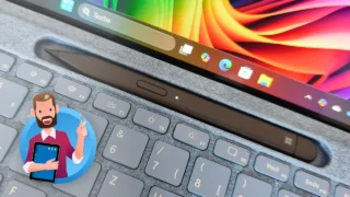 Surface Slim Pen 2: So kann man den Stift aus dem Type Cover herausnehmen