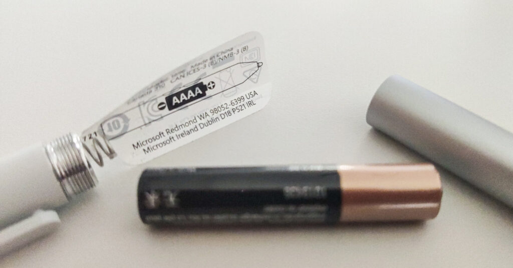 Batterie (AAAA) im Surface Classroom Pen 2