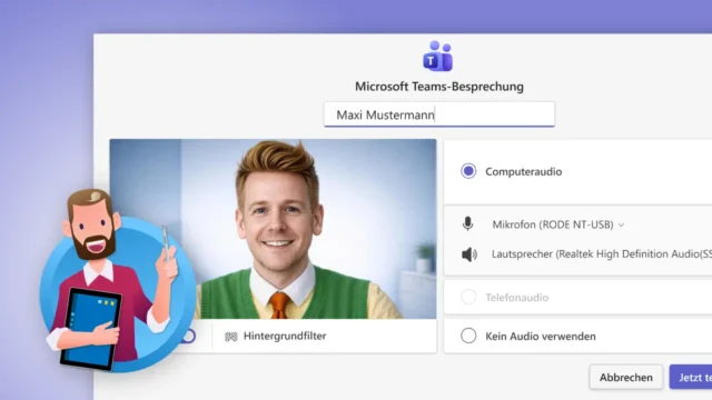 Microsoft Teams: Besprechung planen & durchführen [Anleitung]