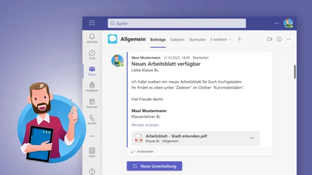 Microsoft Teams: Dateien hochladen, Dokumente teilen [Anleitung]