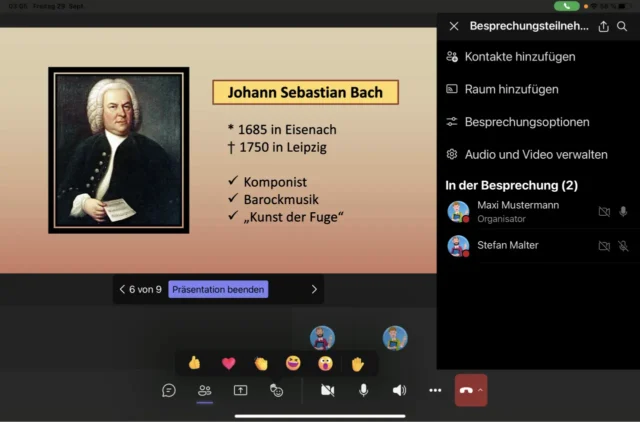 PowerPoint-Präsentation in Microsoft Teams teilen