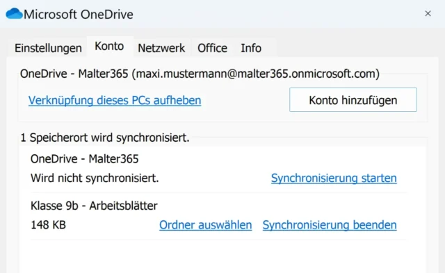 weitere Einstellungen