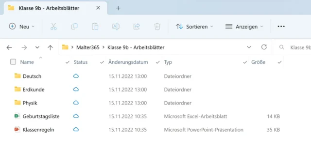 SharePoint-Ordner im Datei-Explorer