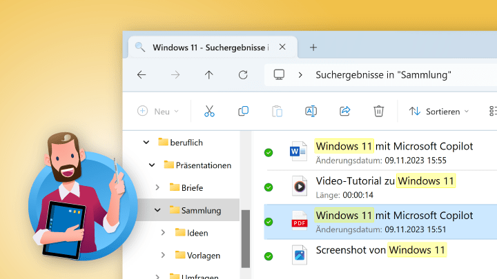 Windows 11: Dateien auf dem PC suchen und finden [Anleitung]
