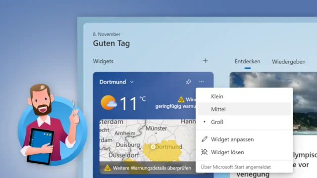 Windows 11: Widgets einblenden und anpassen [Anleitung]
