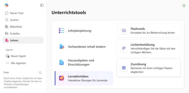 Unterrichtstools in Microsoft 365 Education