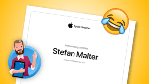 Apple Teacher mit Zertifikat