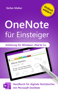 Buchcover von "OneNote für Einsteiger"