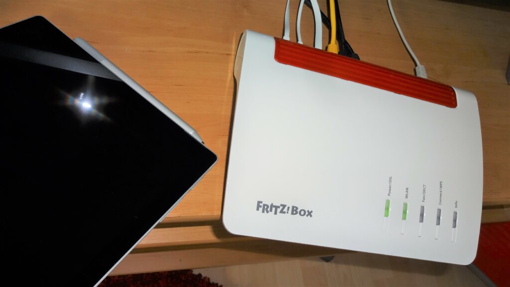 Surface Pro mit FRITZ!Box 7590
